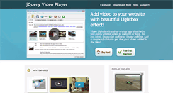 Desktop Screenshot of jqueryvideoplayer.com